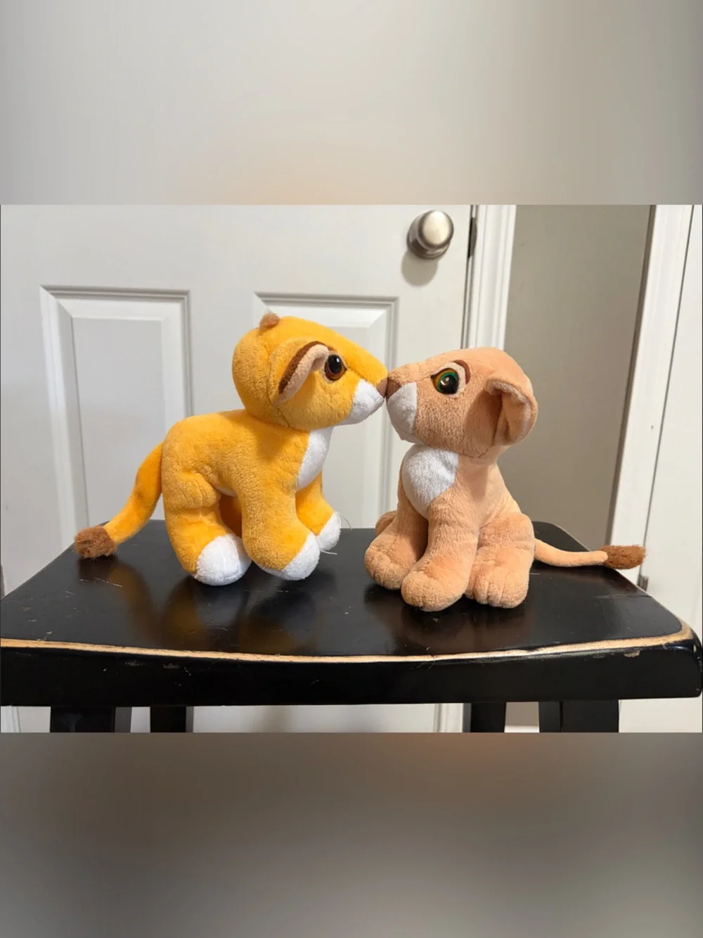 Plush Lion King Cub Toys - Yellow and Tan Soft Stuffed Animals